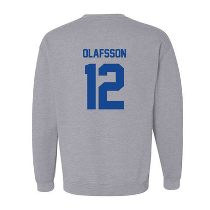 Georgia State - NCAA Football : Jadon Olafsson - Classic Fashion Shersey Crewneck Sweatshirt-1