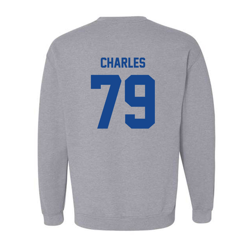 Georgia State - NCAA Football : Ethan Charles - Classic Fashion Shersey Crewneck Sweatshirt-1
