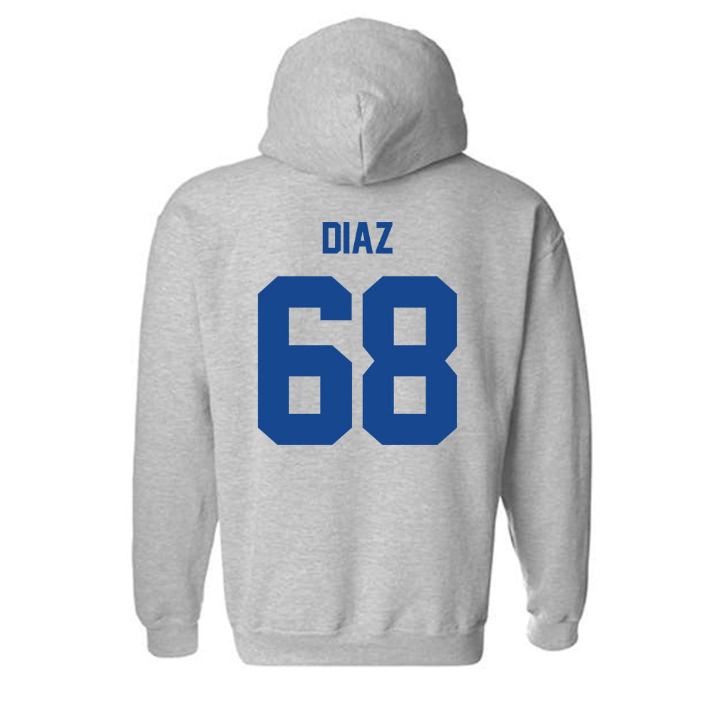 Georgia State - NCAA Football : Peter Diaz - Classic Fashion Shersey Hooded Sweatshirt-1