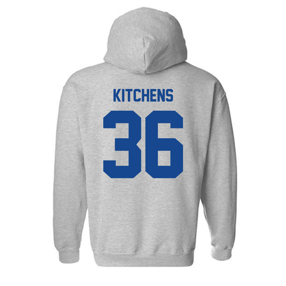 Georgia State - NCAA Football : Braxton Kitchens - Classic Fashion Shersey Hooded Sweatshirt-1