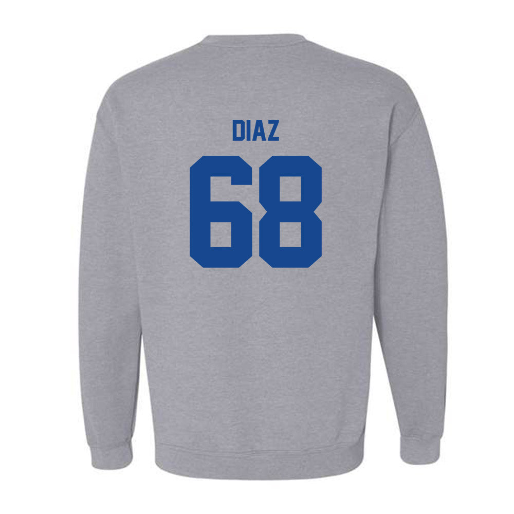 Georgia State - NCAA Football : Peter Diaz - Classic Fashion Shersey Crewneck Sweatshirt-1