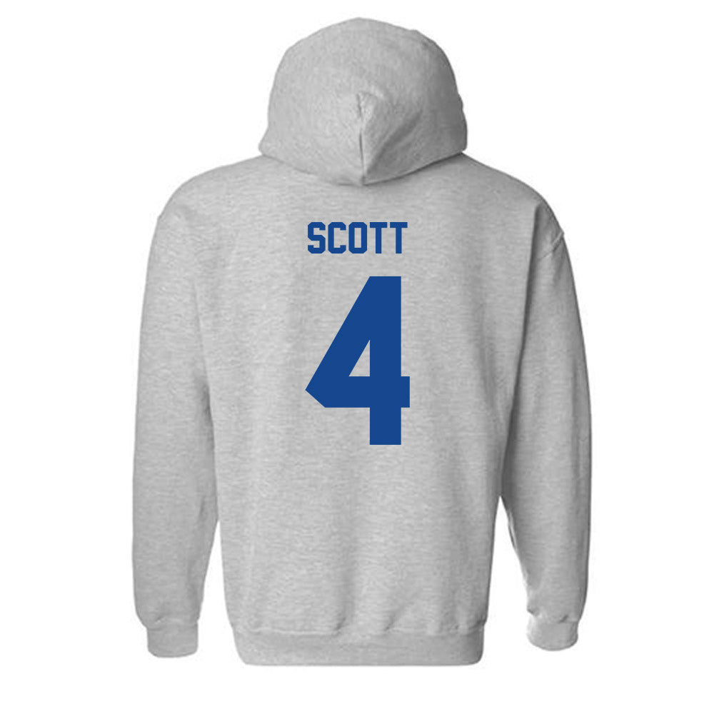 Georgia State - NCAA Men's Basketball : Trey Scott - Classic Fashion Shersey Hooded Sweatshirt-1