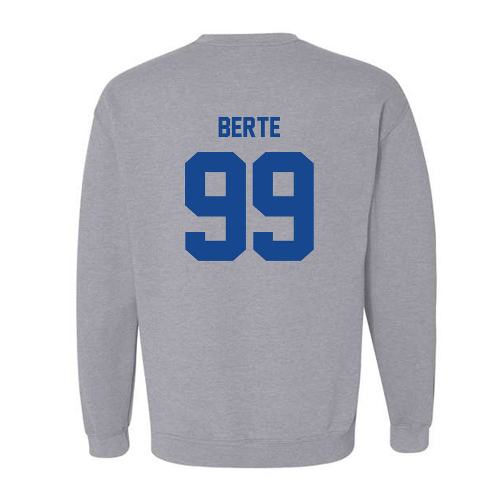 Georgia State - NCAA Football : Mandjou Berte - Classic Fashion Shersey Crewneck Sweatshirt-1