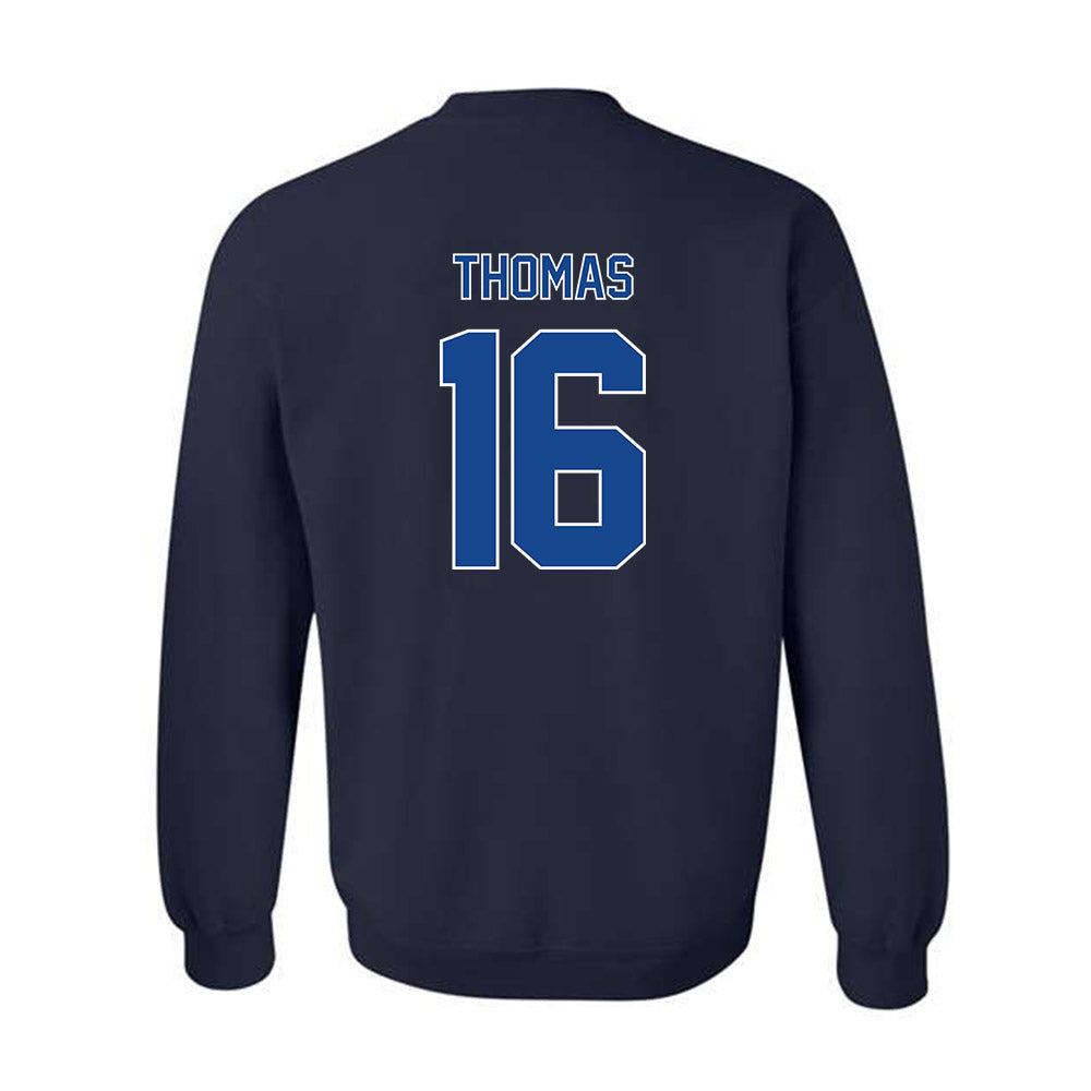 Georgia State - NCAA Football : Bishop Thomas - Classic Fashion Shersey Crewneck Sweatshirt-1