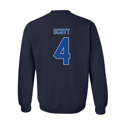 Georgia State - NCAA Men's Basketball : Trey Scott - Classic Fashion Shersey Crewneck Sweatshirt-1
