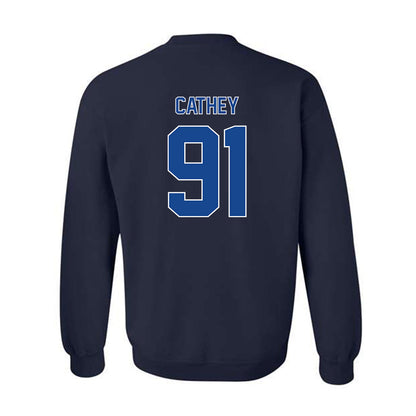 Georgia State - NCAA Football : Tyrese Cathey - Classic Fashion Shersey Crewneck Sweatshirt-1