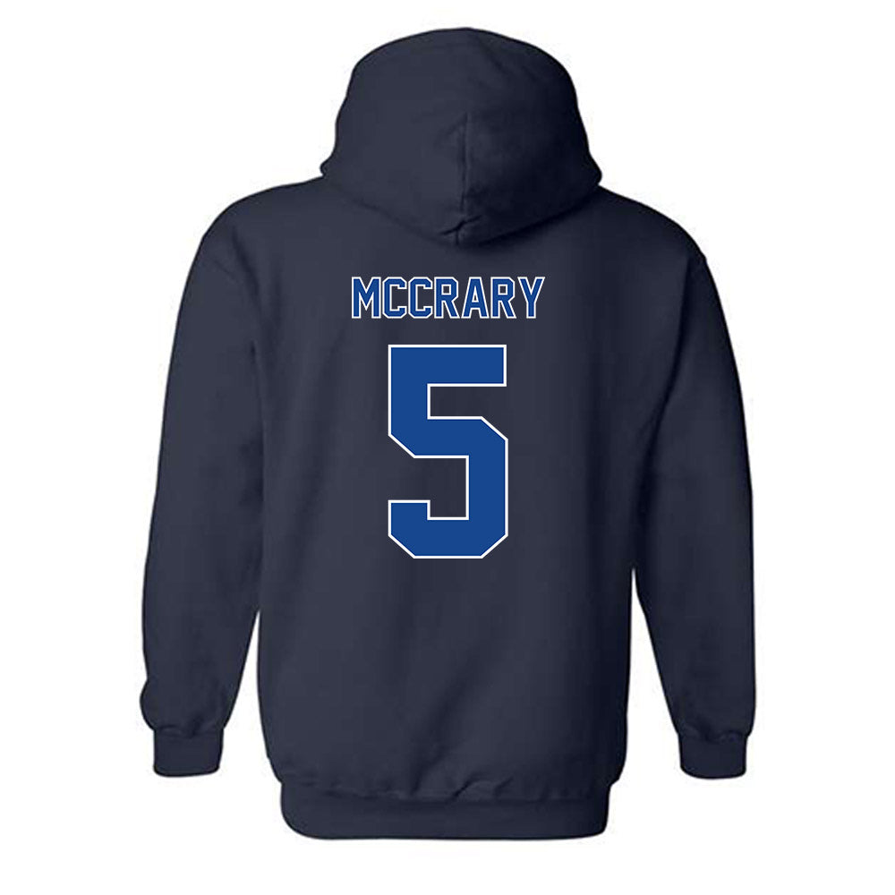 Georgia State - NCAA Football : Lanear Mccrary - Classic Fashion Shersey Hooded Sweatshirt-1