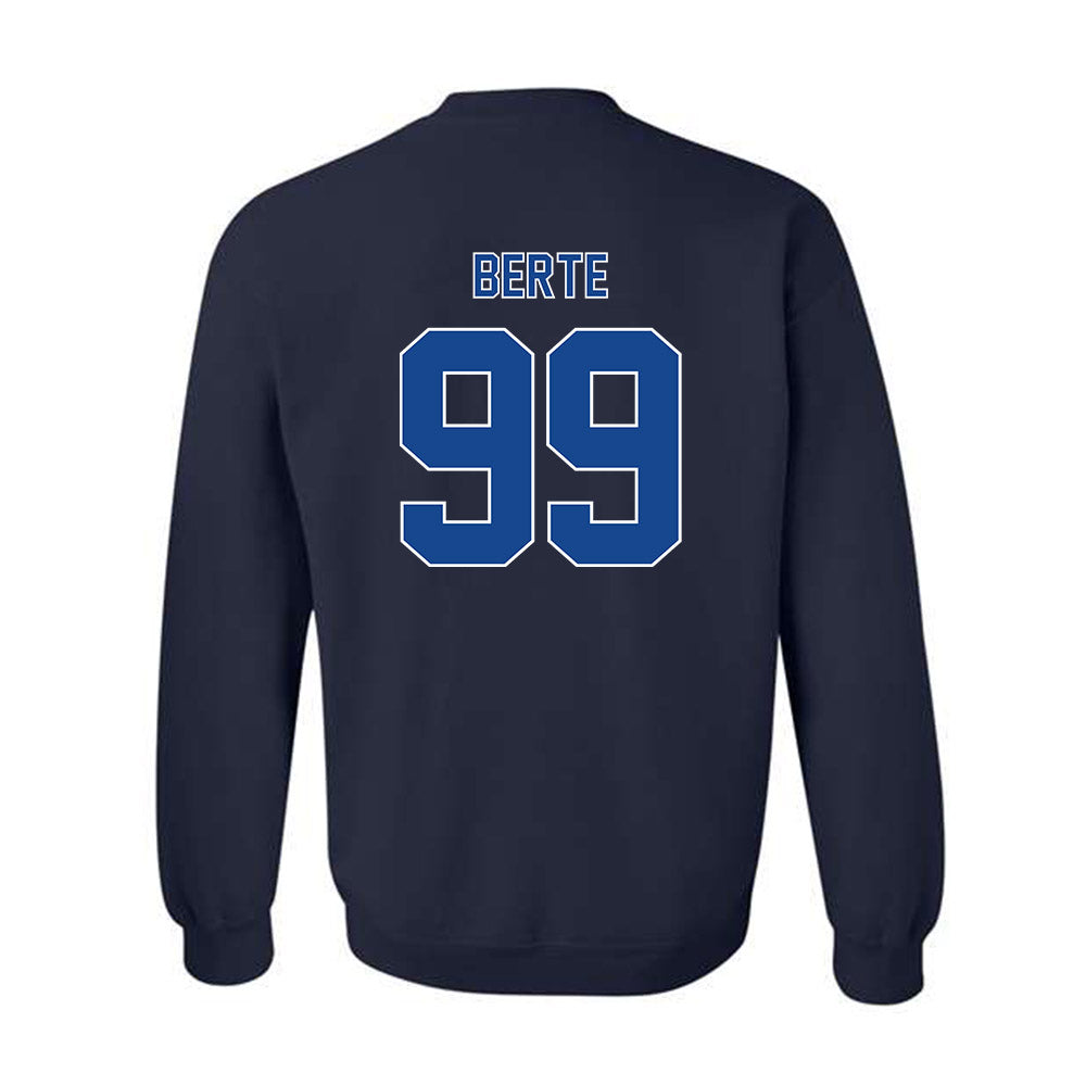 Georgia State - NCAA Football : Mandjou Berte - Classic Fashion Shersey Crewneck Sweatshirt-1
