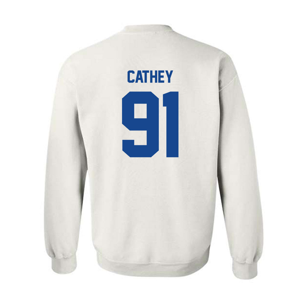 Georgia State - NCAA Football : Tyrese Cathey - Classic Shersey Crewneck Sweatshirt-1