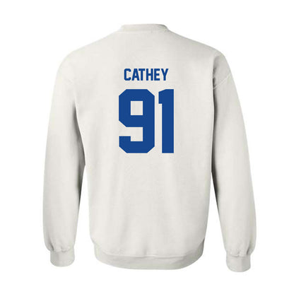 Georgia State - NCAA Football : Tyrese Cathey - Classic Shersey Crewneck Sweatshirt-1