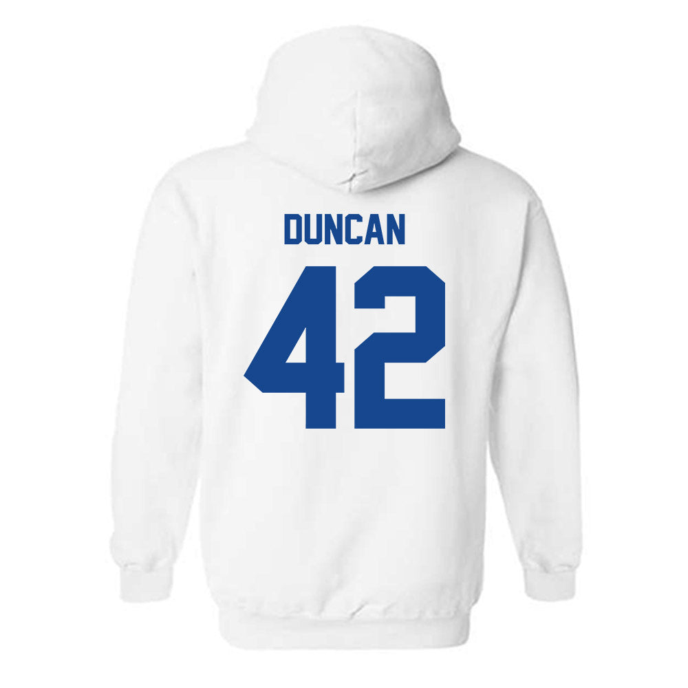 Georgia State - NCAA Baseball : Jackson Duncan - Classic Shersey Hooded Sweatshirt-1