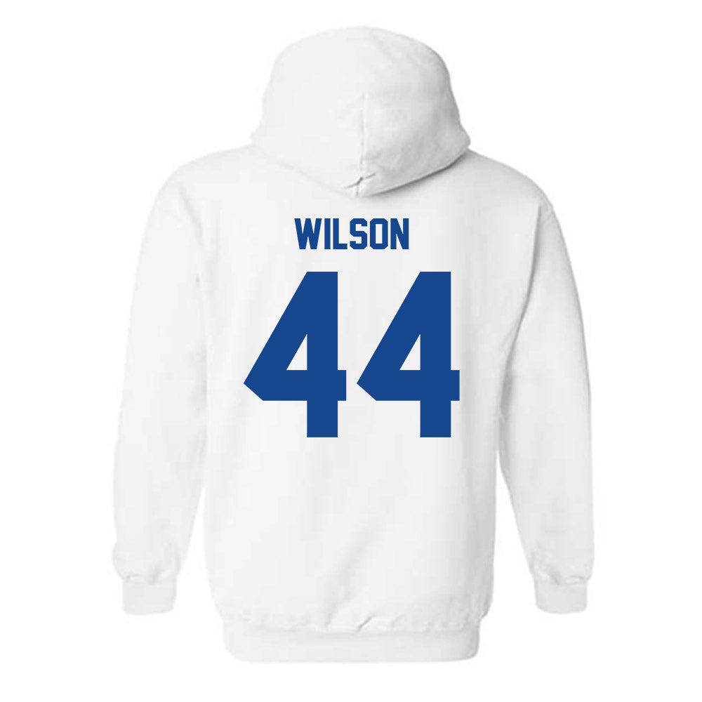 Georgia State - NCAA Football : Freddie Wilson - Classic Shersey Hooded Sweatshirt-1
