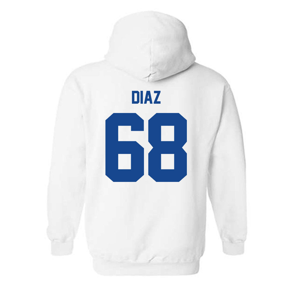 Georgia State - NCAA Football : Peter Diaz - Classic Shersey Hooded Sweatshirt-1