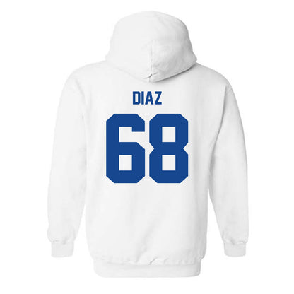 Georgia State - NCAA Football : Peter Diaz - Classic Shersey Hooded Sweatshirt-1