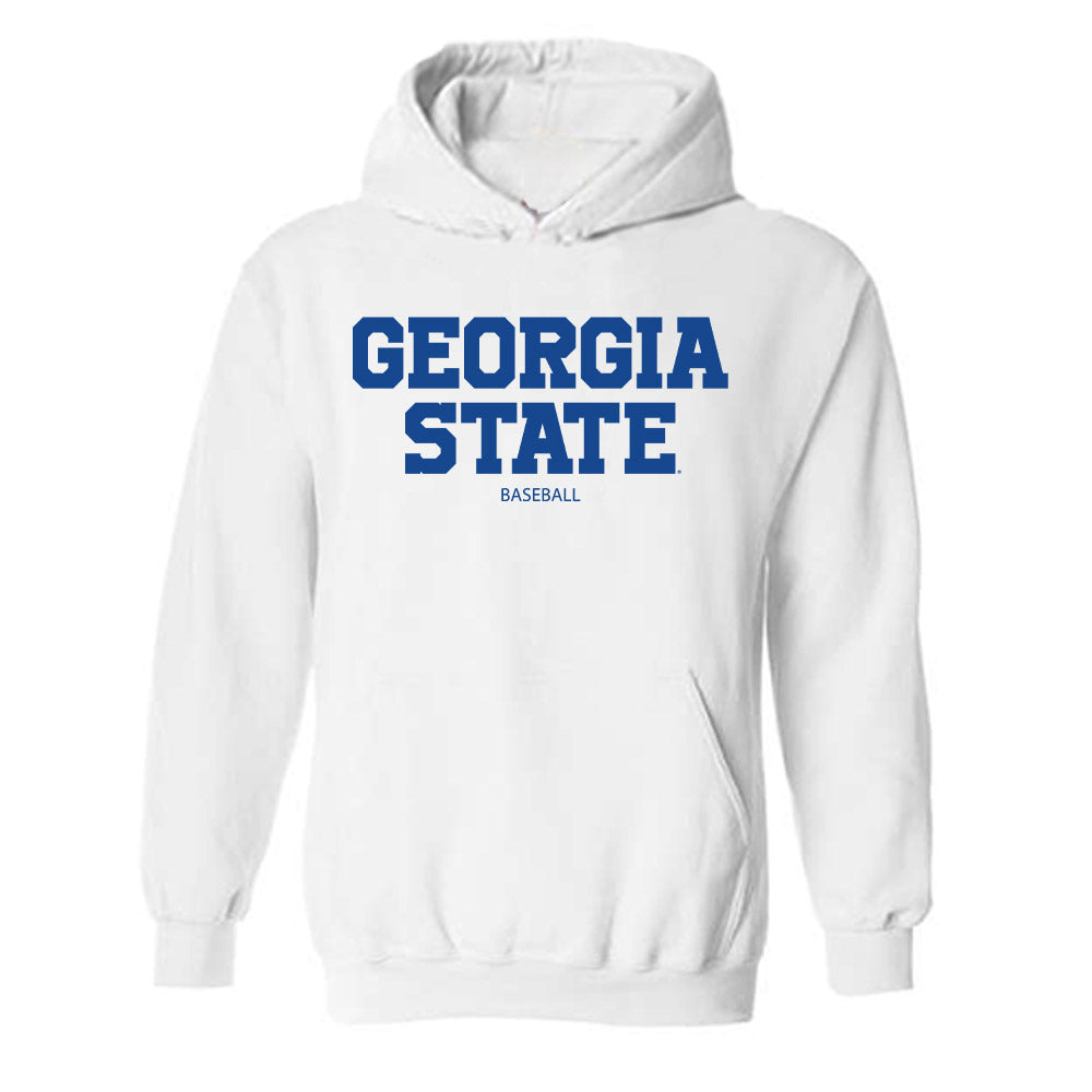 Georgia State - NCAA Baseball : Will Bartkoski - Classic Shersey Hooded Sweatshirt-0