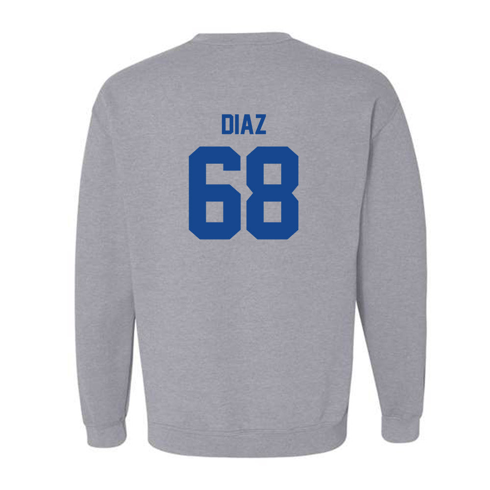 Georgia State - NCAA Football : Peter Diaz - Classic Fashion Shersey Crewneck Sweatshirt-1