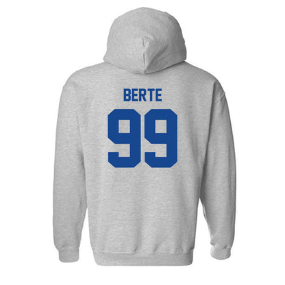 Georgia State - NCAA Football : Mandjou Berte - Classic Fashion Shersey Hooded Sweatshirt-1