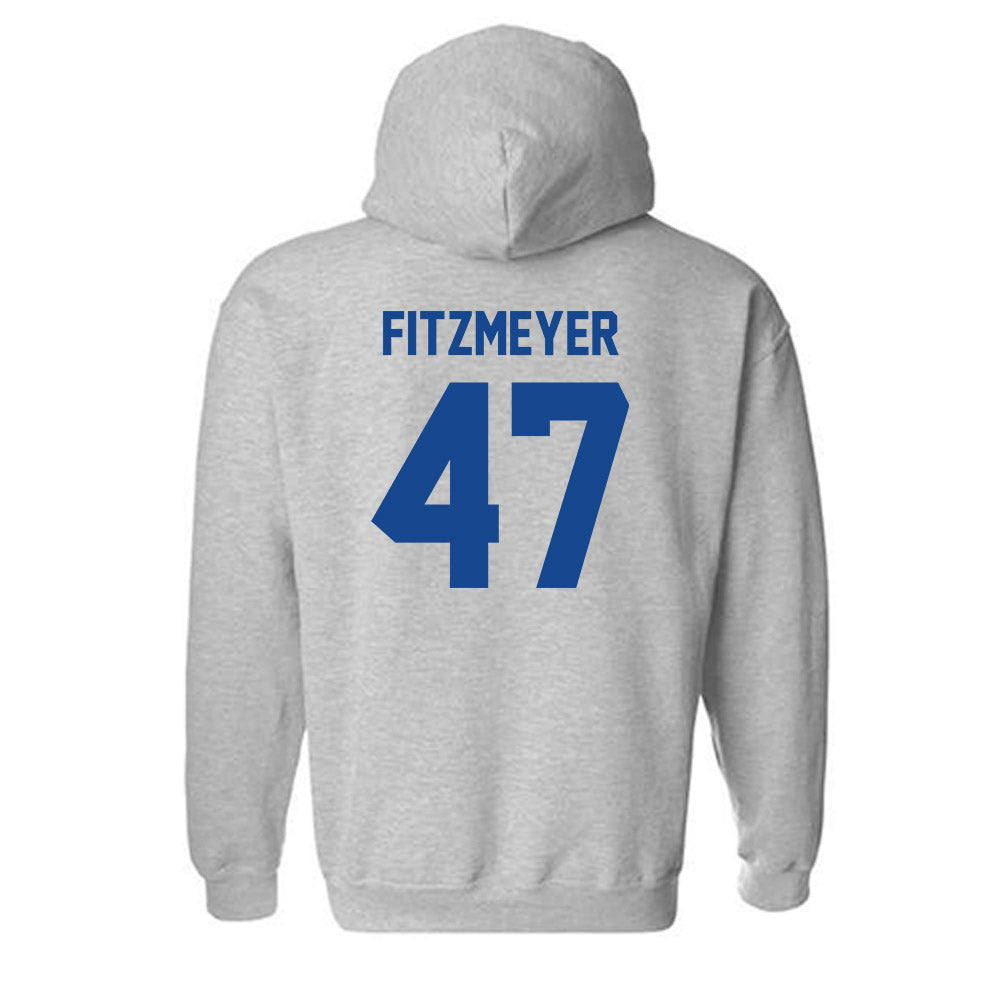 Georgia State - NCAA Football : Michael Fitzmeyer - Classic Fashion Shersey Hooded Sweatshirt-1