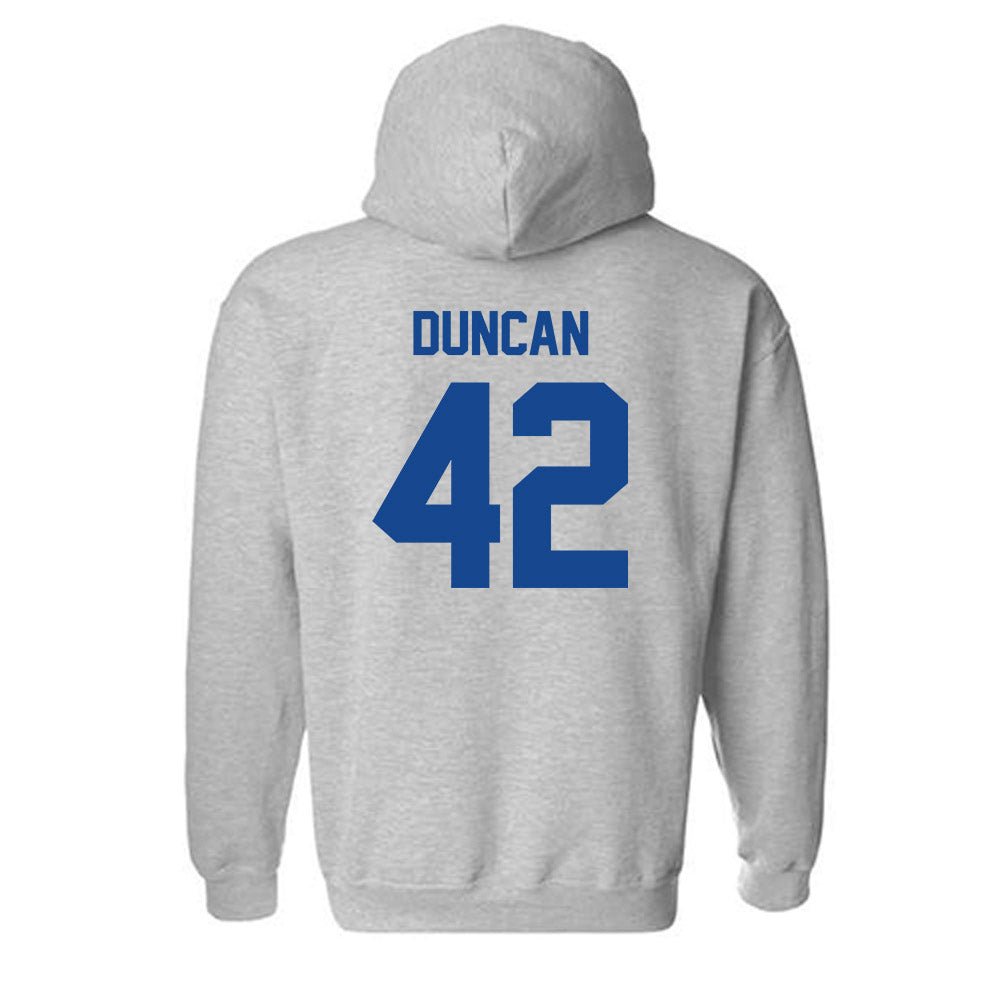 Georgia State - NCAA Baseball : Jackson Duncan - Classic Fashion Shersey Hooded Sweatshirt-1