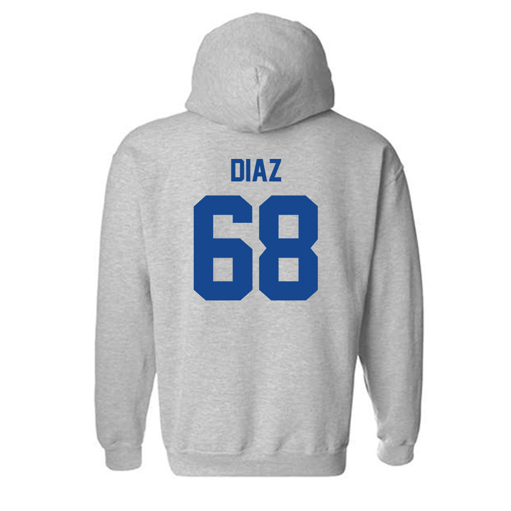 Georgia State - NCAA Football : Peter Diaz - Classic Fashion Shersey Hooded Sweatshirt-1