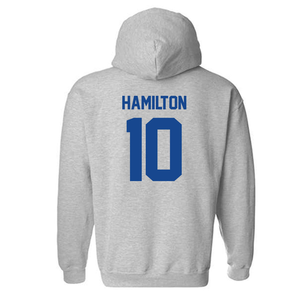 Georgia State - NCAA Men's Basketball : Jelani Hamilton - Classic Fashion Shersey Hooded Sweatshirt-1