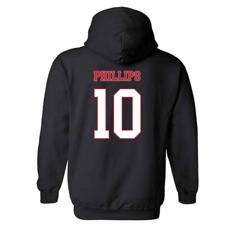 SEMO - NCAA Football : Brantlee Phillips - Classic Fashion Shersey Hooded Sweatshirt-1