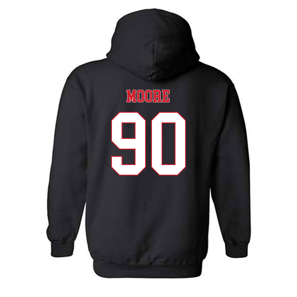 SEMO - NCAA Football : Quran Moore - Classic Fashion Shersey Hooded Sweatshirt-1
