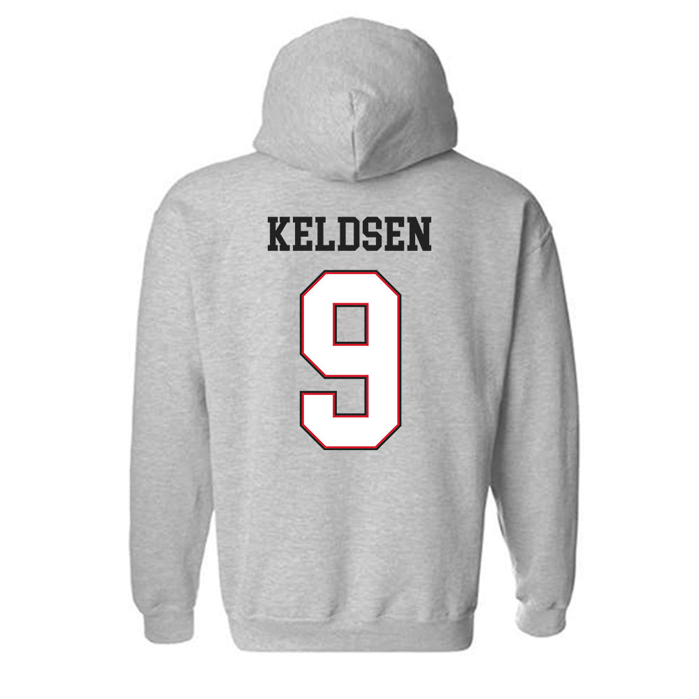 SEMO - NCAA Baseball : Joseph Keldsen - Classic Fashion Shersey Hooded Sweatshirt-1