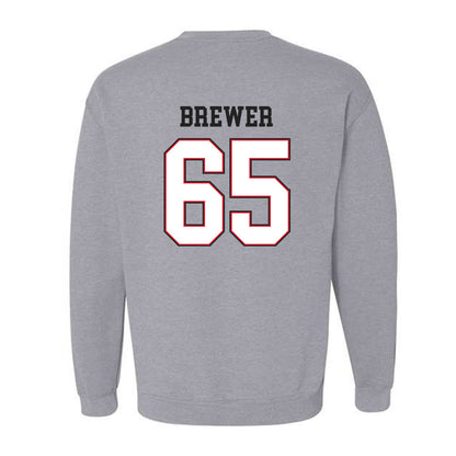 SEMO - NCAA Football : Hudson Brewer - Classic Fashion Shersey Crewneck Sweatshirt-1