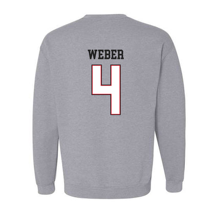 SEMO - NCAA Football : Johnny Weber - Classic Fashion Shersey Crewneck Sweatshirt-1