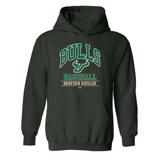 USF - NCAA Baseball : Brayden Giesler - Classic Fashion Shersey Hooded Sweatshirt-0