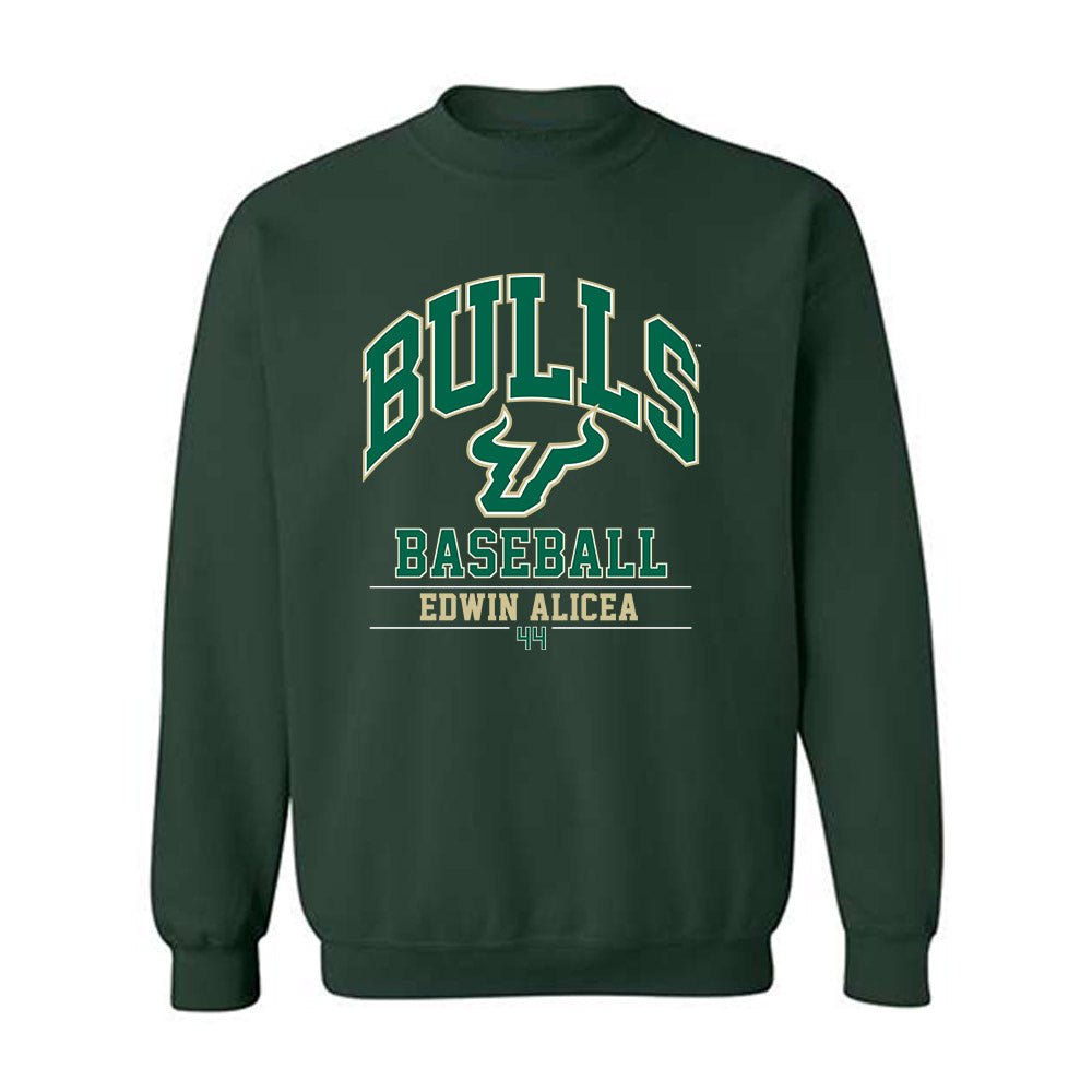 USF - NCAA Baseball : Edwin Alicea - Classic Fashion Shersey Crewneck Sweatshirt-0