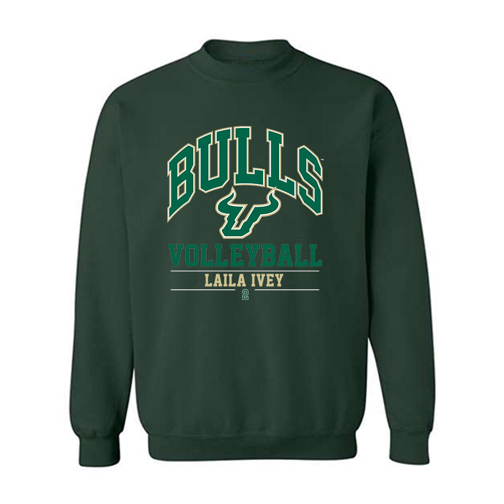 USF - NCAA Women's Volleyball : Laila Ivey - Classic Fashion Shersey Crewneck Sweatshirt-0