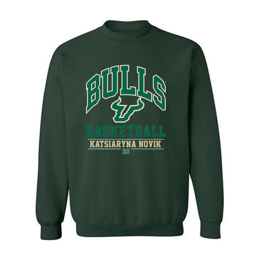 USF - NCAA Women's Basketball : Katsiaryna Novik - Classic Fashion Shersey Crewneck Sweatshirt-0