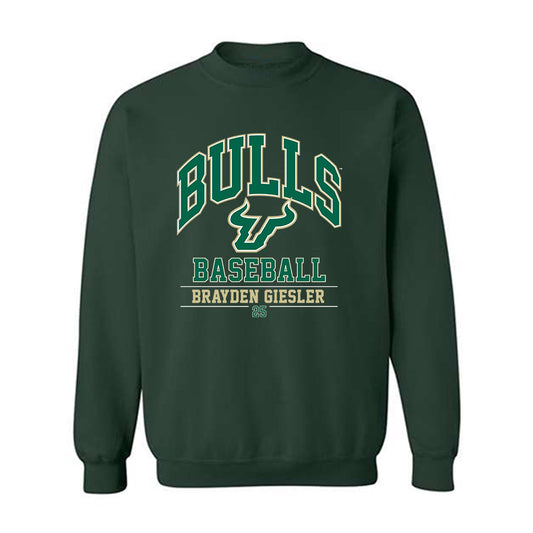 USF - NCAA Baseball : Brayden Giesler - Classic Fashion Shersey Crewneck Sweatshirt-0