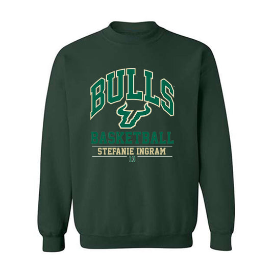 USF - NCAA Women's Basketball : Stefanie Ingram - Classic Fashion Shersey Crewneck Sweatshirt-0
