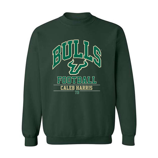 USF - NCAA Football : Caleb Harris - Classic Fashion Shersey Crewneck Sweatshirt-0