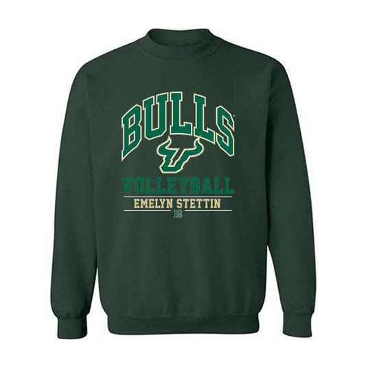 USF - NCAA Women's Volleyball : Emelyn Stettin - Classic Fashion Shersey Crewneck Sweatshirt-0