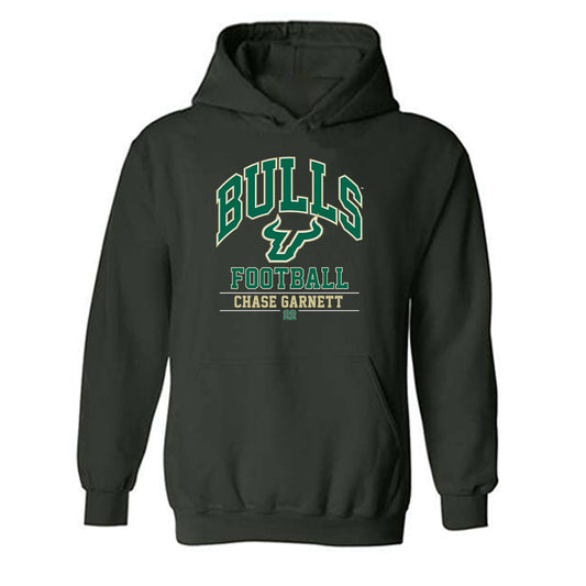 USF - NCAA Football : Chase Garnett - Classic Fashion Shersey Hooded Sweatshirt-0