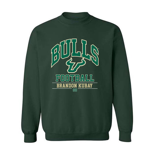 USF - NCAA Football : Brandon Kubay - Classic Fashion Shersey Crewneck Sweatshirt-0