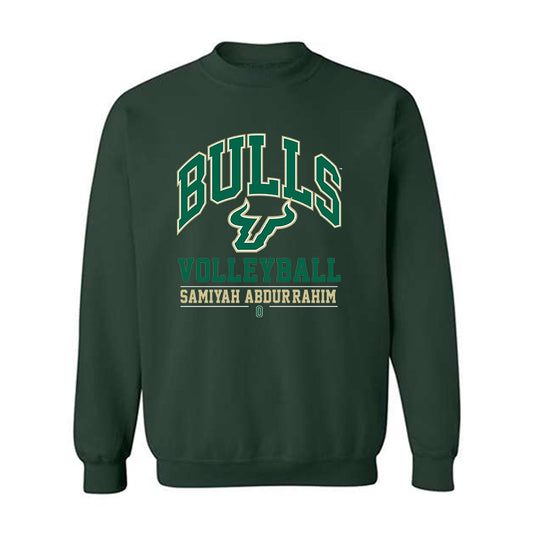 USF - NCAA Women's Volleyball : Samiyah Abdur-rahim - Classic Fashion Shersey Crewneck Sweatshirt-0