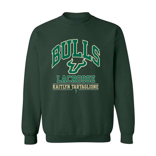 USF - NCAA Women's Lacrosse : Kaitlyn Tartaglione - Classic Fashion Shersey Crewneck Sweatshirt-0