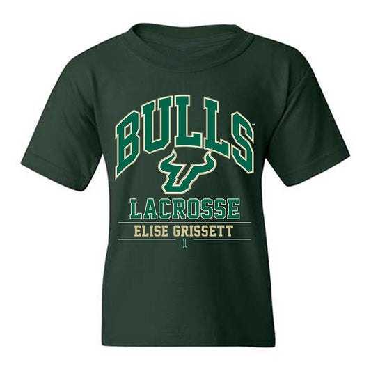 USF - NCAA Women's Lacrosse : Elise Grissett - Classic Fashion Shersey Youth T-Shirt-0