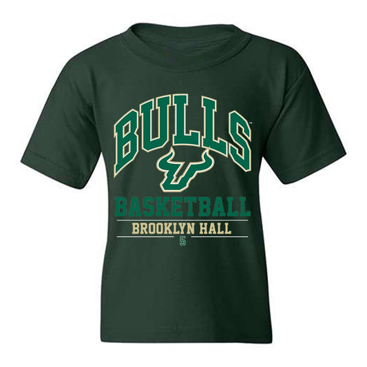 USF - NCAA Women's Basketball : Brooklyn Hall - Classic Fashion Shersey Youth T-Shirt-0