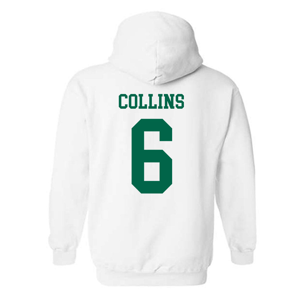 USF - NCAA Men's Basketball : Daimion Collins - Classic Fashion Shersey Hooded Sweatshirt-1