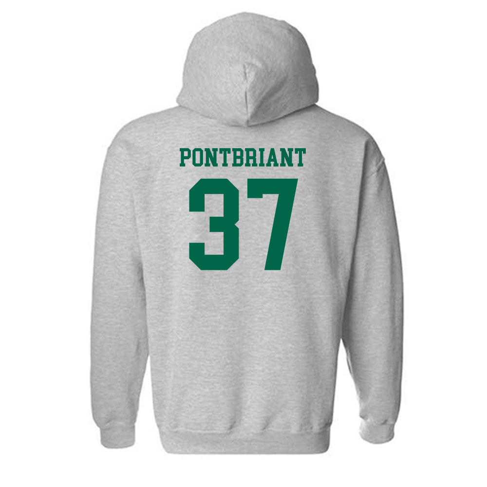 USF - NCAA Baseball : Dominic Pontbriant - Classic Fashion Shersey Hooded Sweatshirt-1