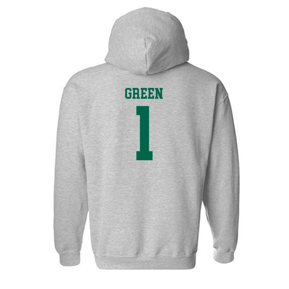 USF - NCAA Men's Basketball : DeAnte Green - Classic Fashion Shersey Hooded Sweatshirt-1