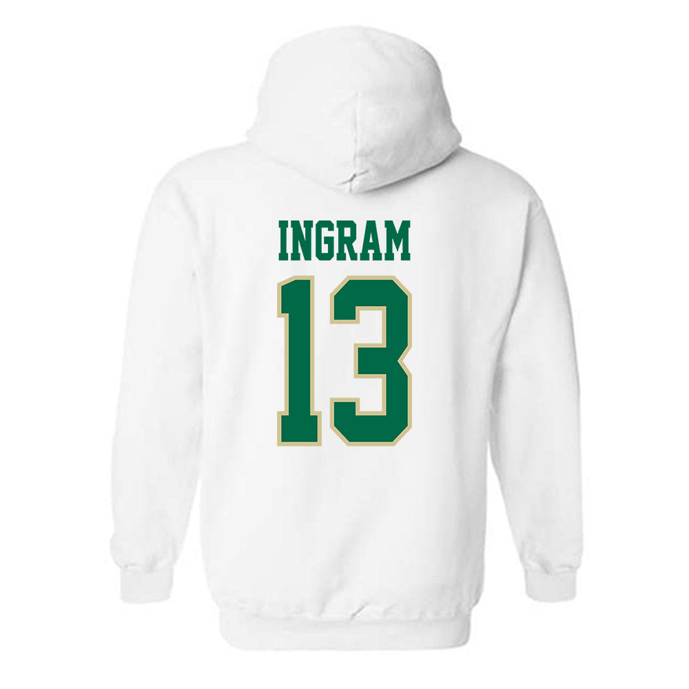 USF - NCAA Women's Basketball : Stefanie Ingram - Classic Fashion Shersey Hooded Sweatshirt-1