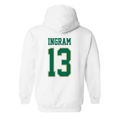 USF - NCAA Women's Basketball : Stefanie Ingram - Classic Fashion Shersey Hooded Sweatshirt-1