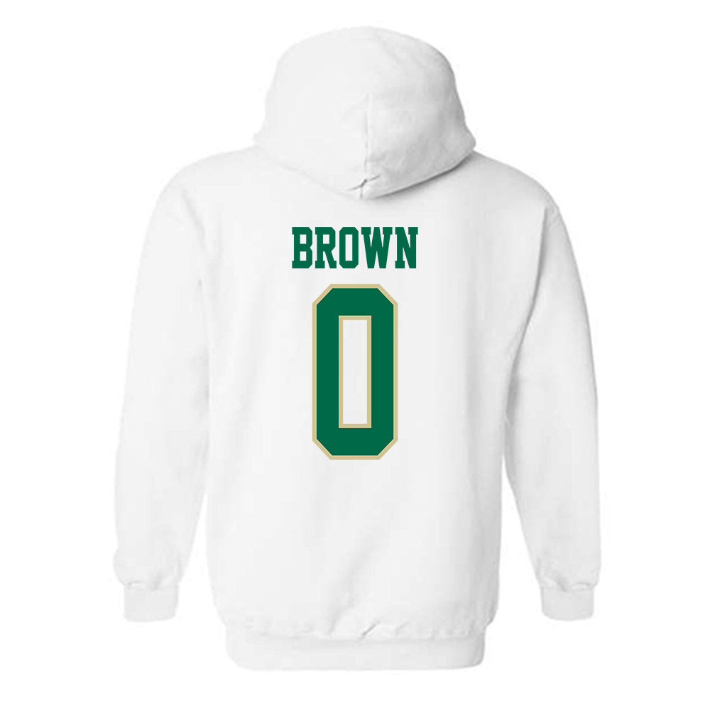 USF - NCAA Men's Basketball : Xavier Brown - Classic Fashion Shersey Hooded Sweatshirt-1